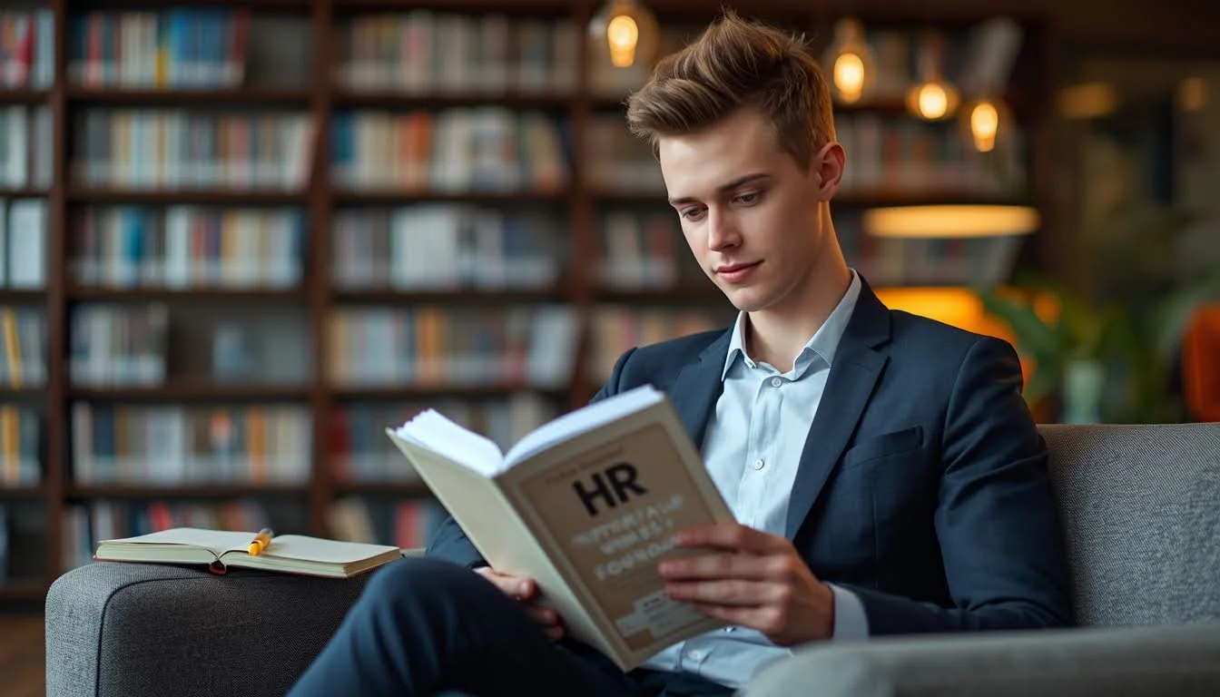 CIPD Level 3 Foundation Certificate in People Practice student studying at a desk in the UK