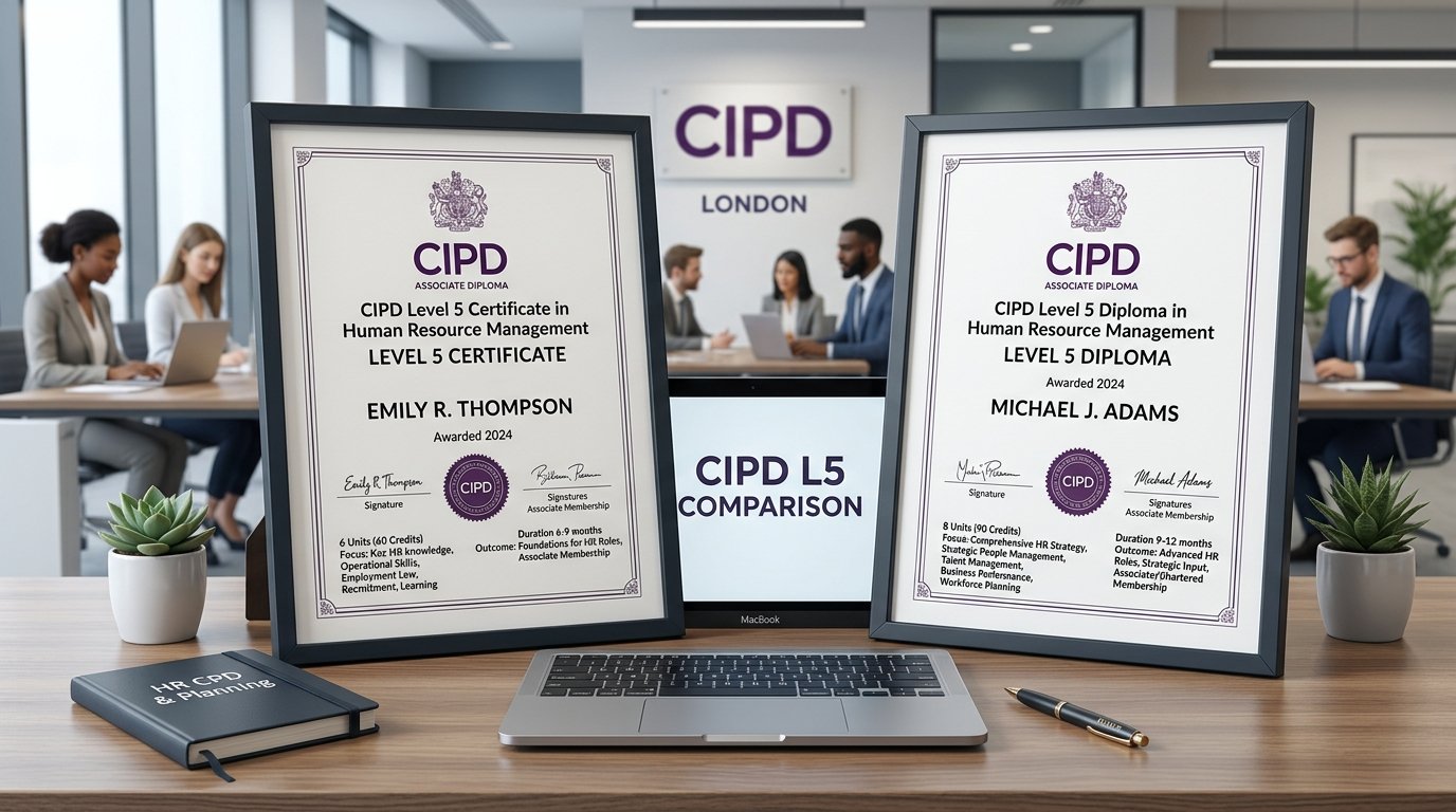 What Is the Difference Between CIPD Level 5 Certificate & Diploma?